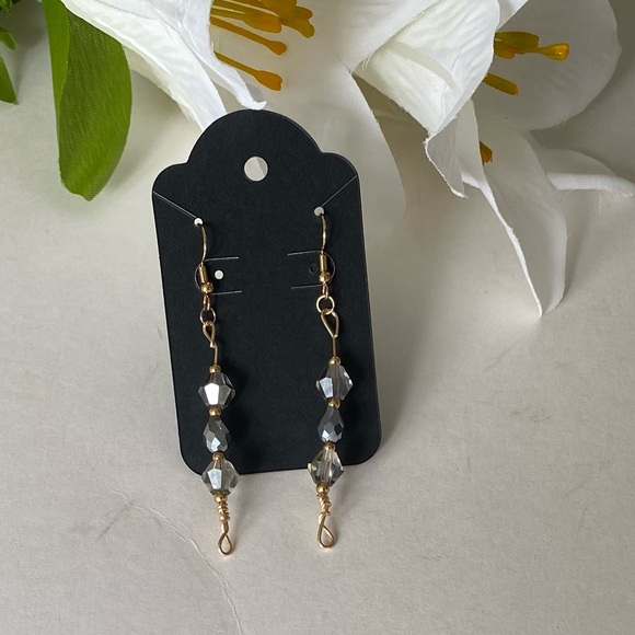 Handcrafted Dangle Earrings - Picture 3 of 3